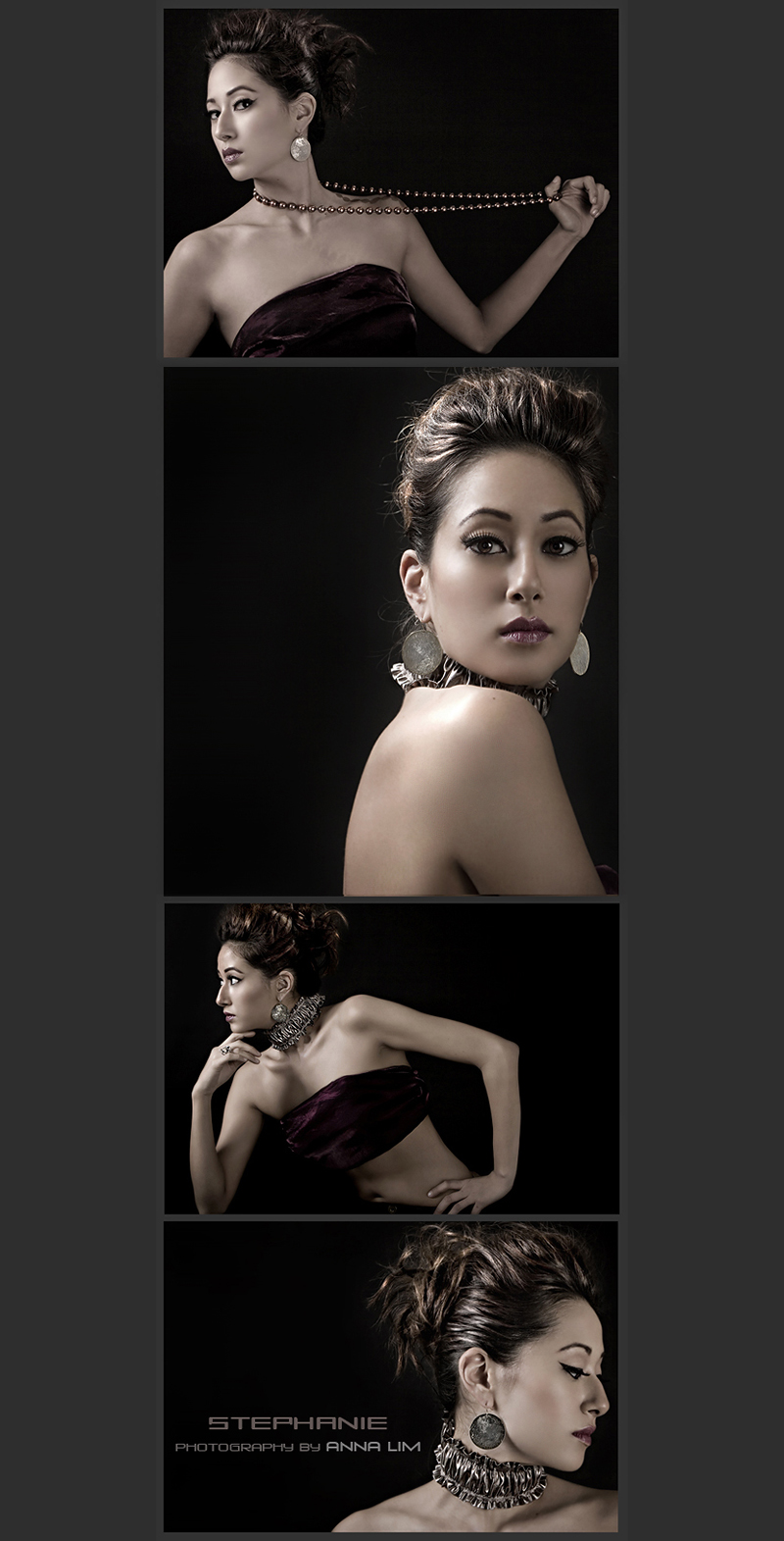 Female model photo shoot of Anna Cruz and Steph J R in Long Beach, CA, makeup by BlueVixen and Rebecca Liceaga