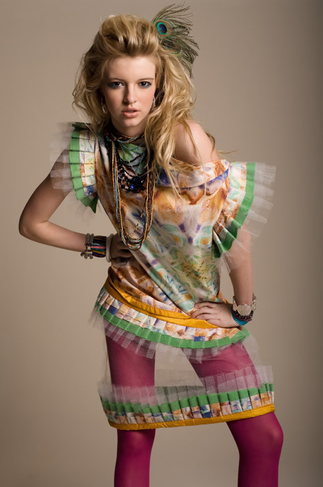 Female model photo shoot of Jenni Madsen by T Ott Photography in Seattle, clothing designed by OSCAR MILANO MAI