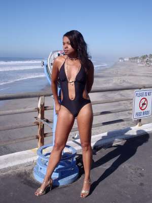 Female model photo shoot of Chalfonte Queen in Oceanside Beach Pier