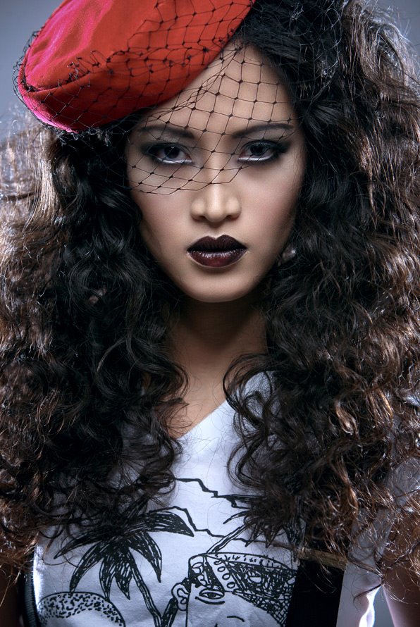 Female model photo shoot of Julia Canizal by Joey Borao Photography, hair styled by Christina OHara, wardrobe styled by Briana Gonzales