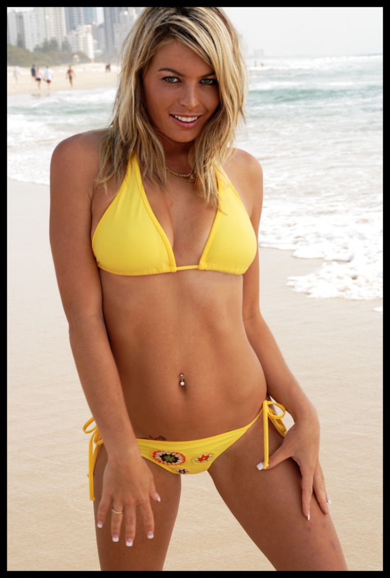 Female model photo shoot of Sophia_Model in Broadbeach Beach