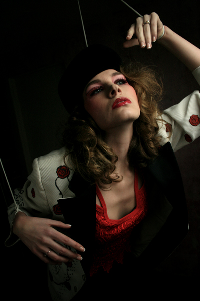 Female model photo shoot of Liz Brown by LeDeux Art in San leandro, makeup by Lauren Warner