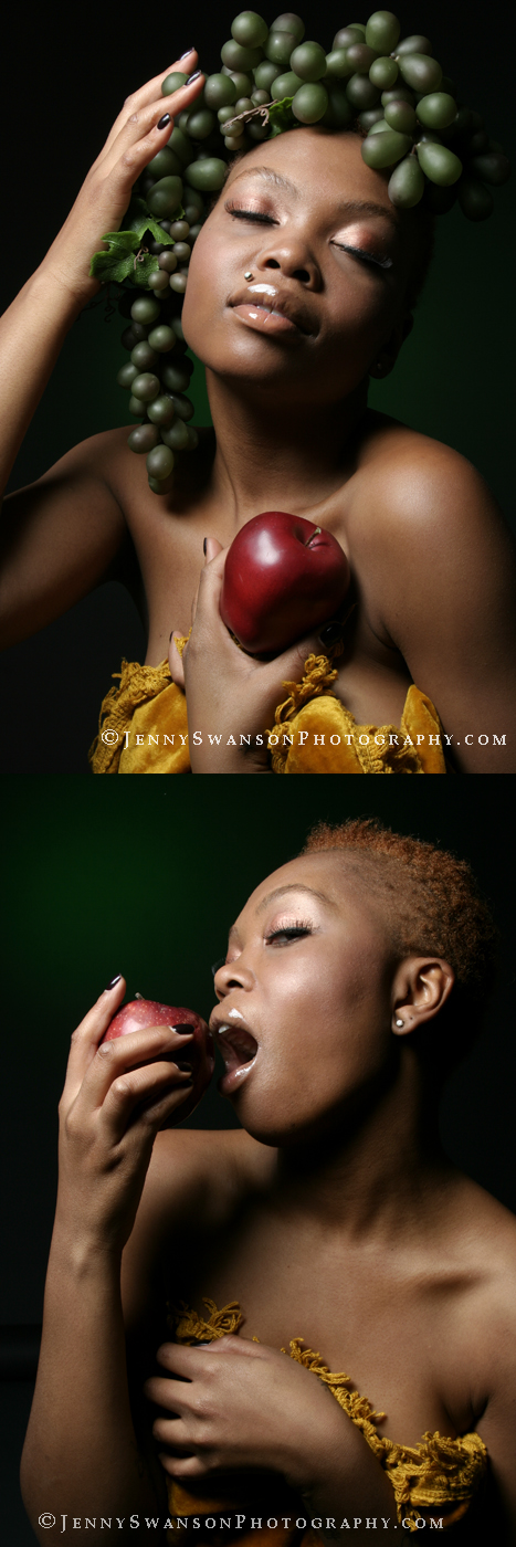 Female model photo shoot of  SHALONDRA RAE by JennySwansonPhotography in Chicago, makeup by Krystyn J