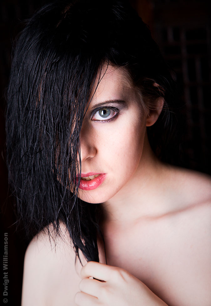 Female model photo shoot of Dollie Deathray by Xeris - Dwight in Black Well Studio Austin, TX