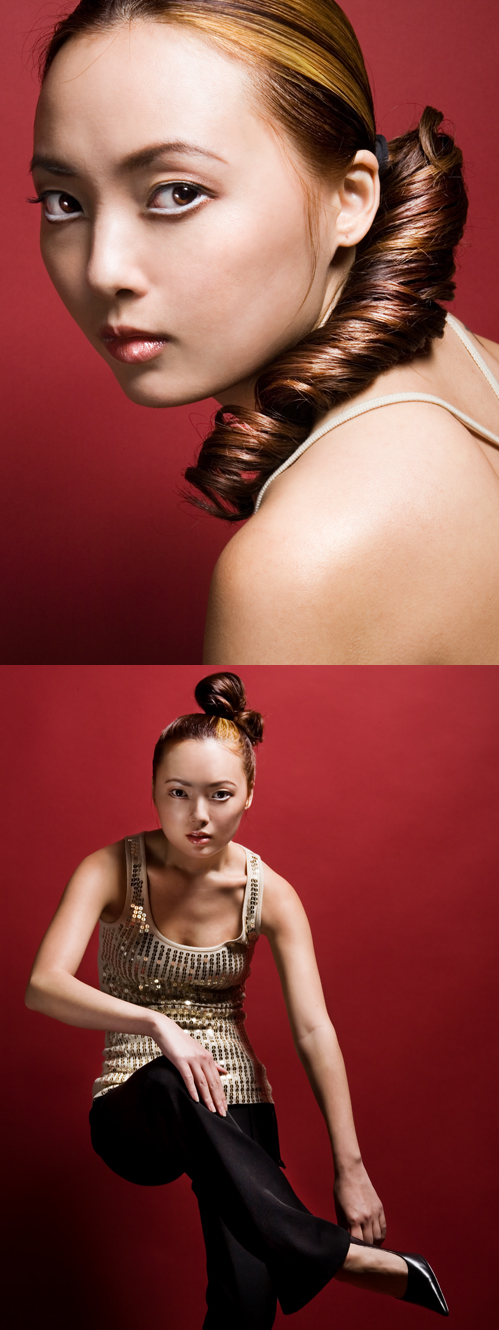 Female model photo shoot of Jenny Yang by Jun Kyung in Catonsville, MD, makeup by Crystal Banks