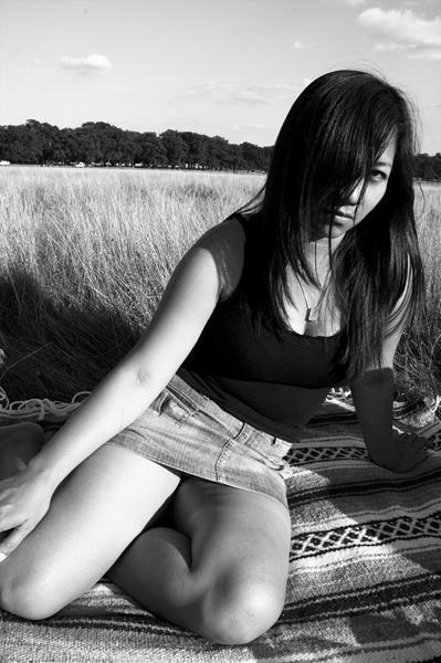 Female model photo shoot of Binibini by Gaellery in Richmond Park,London