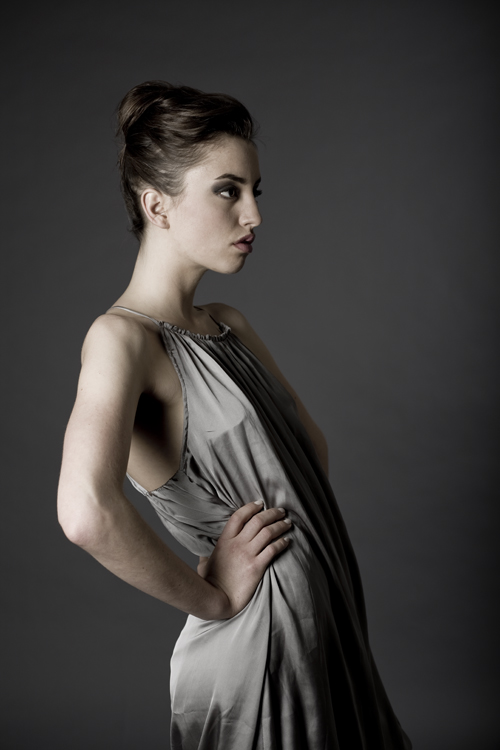 Female model photo shoot of Avena Carver in Denver Studio