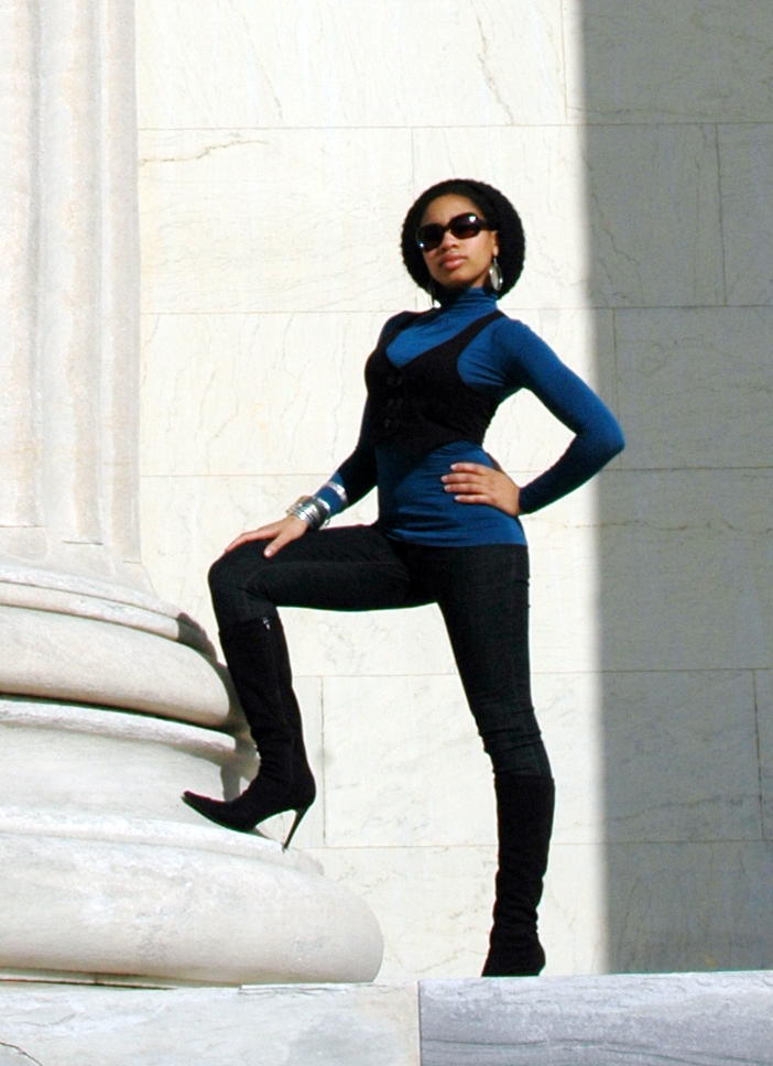 Female model photo shoot of Quisha Jo by JAG Photography in Girard College