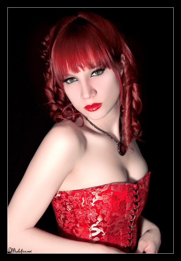 Female model photo shoot of Cloe La Rouge by Malefice in Montreal