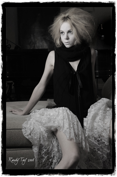 Female model photo shoot of Jenny Hanak by Randy Tay LMPA in NYC, hair styled by C H I Z U K O, wardrobe styled by ueay