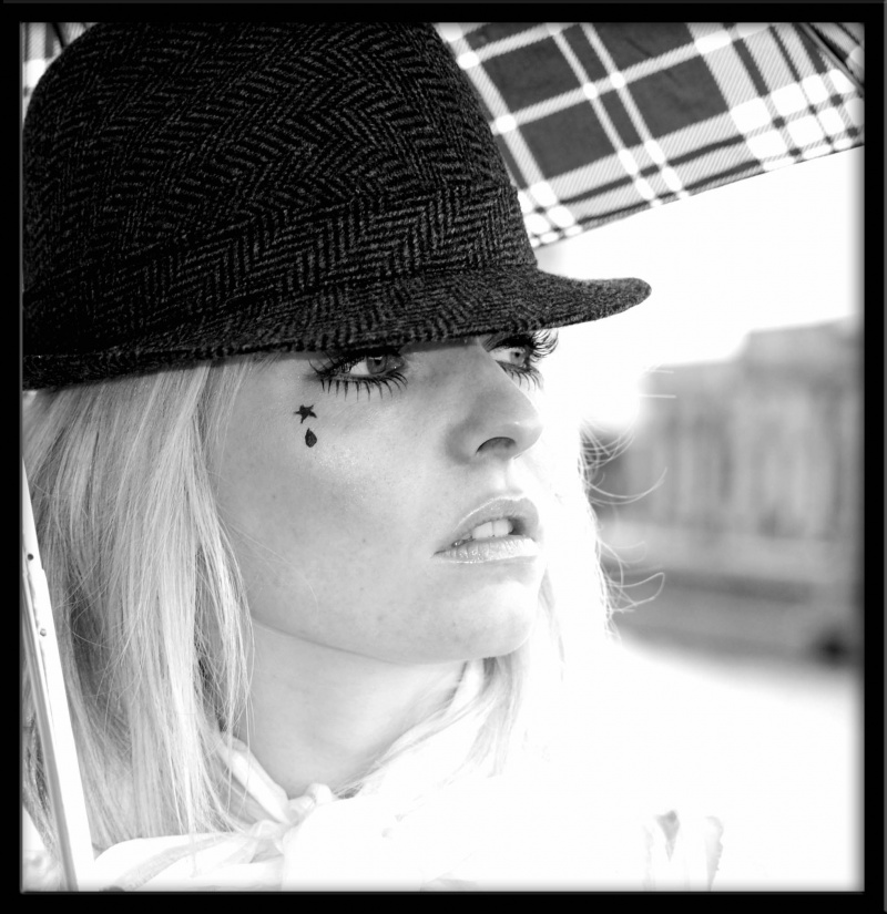 Female model photo shoot of BrookeA in Leith docks...