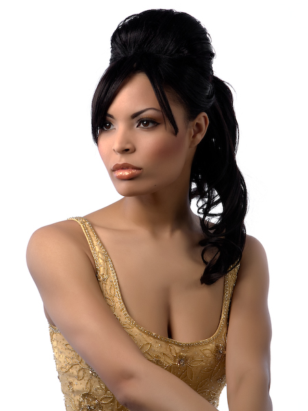 Female model photo shoot of LILIJA by SC Foto in Rockville, MD, hair styled by koolhair, makeup by KIM REYES Makeup