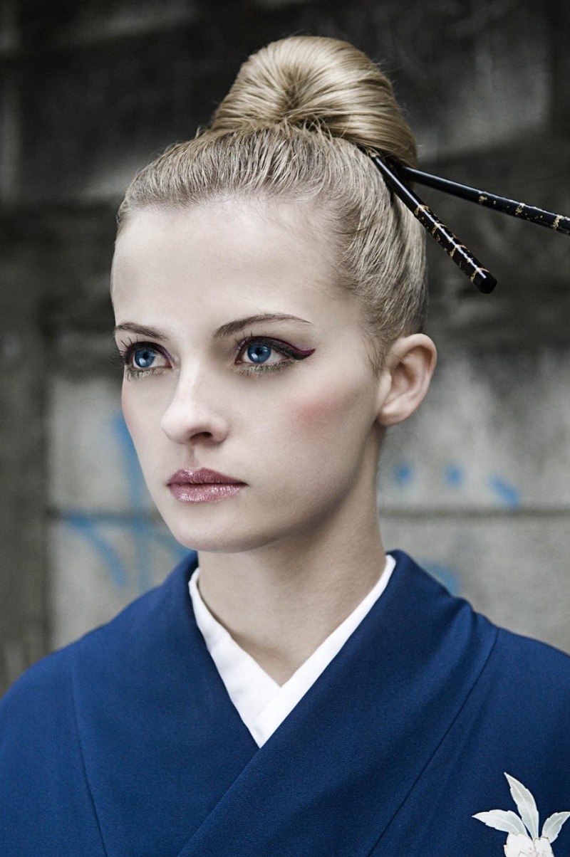Female model photo shoot of Misato S and Ananda by FabianParkes in åå®¿ï½ï½ï½ï½ï½ï½ï½ï½, hair styled by SATORU