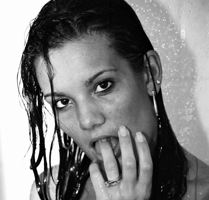 Male and Female model photo shoot of Envisionz and Leslie1909 in Shower Time