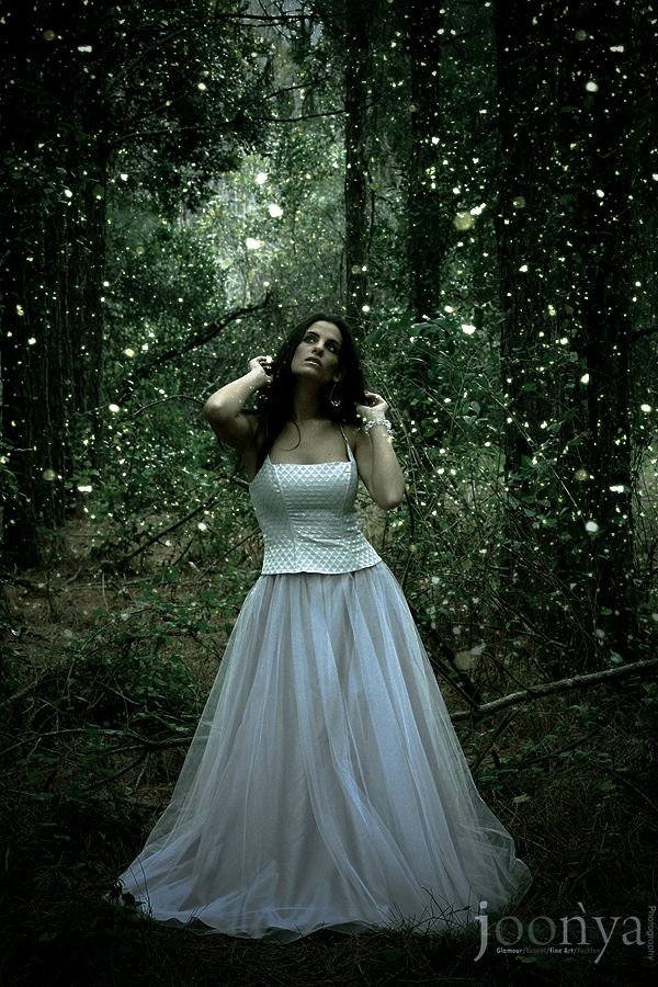 Female model photo shoot of Jennifer Raine by arniewil in ...an enchanted forest ;-)