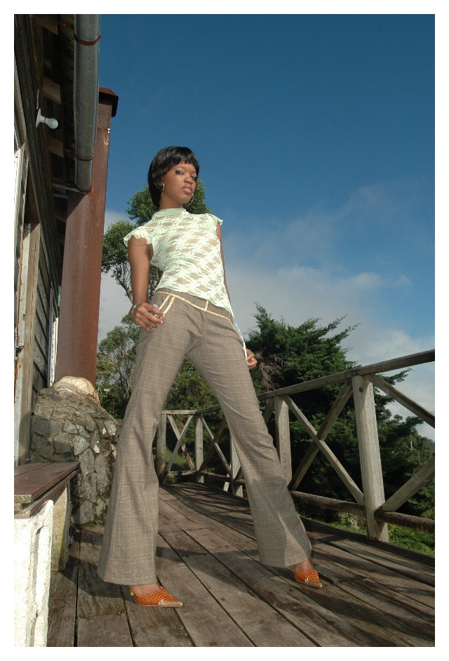 Female model photo shoot of Terri-Lois Davis in Hollywell Mountains, Jamaica W.I., wardrobe styled by Ryo Stylin