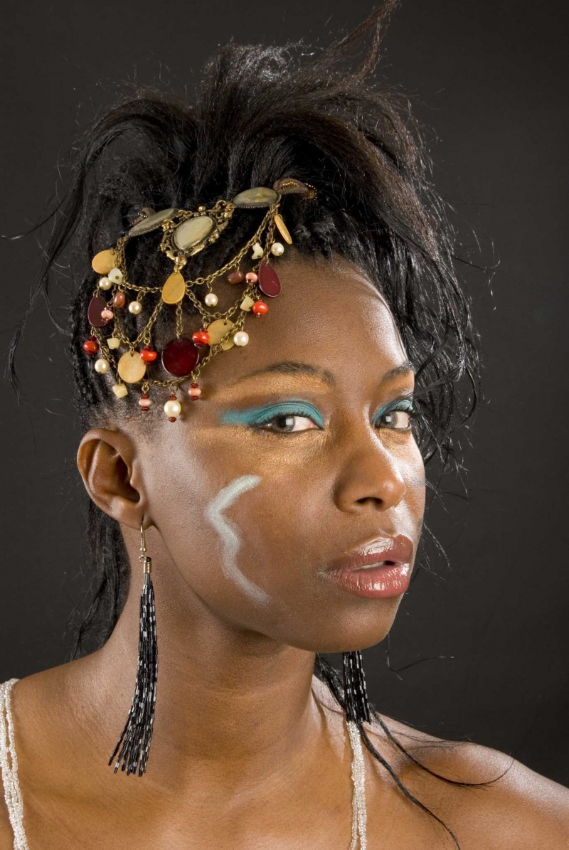 Female model photo shoot of djamila cassama in london