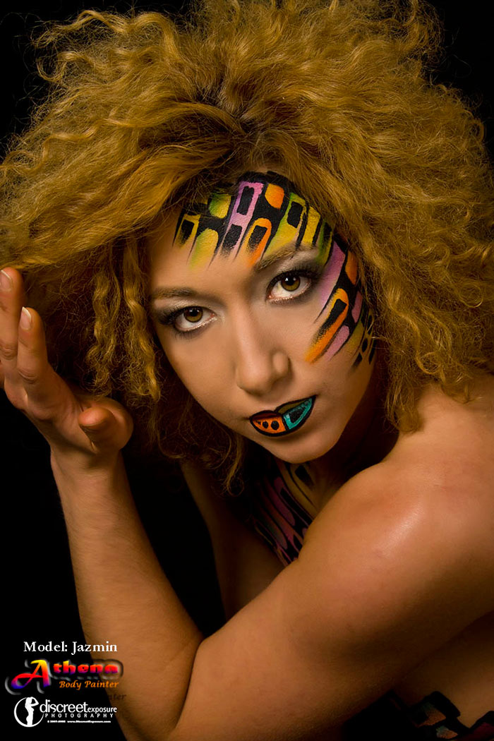Female model photo shoot of Gulhcik by Metro Glamour Studio in Paramus, New Jersey, body painted by Athena FX Studios