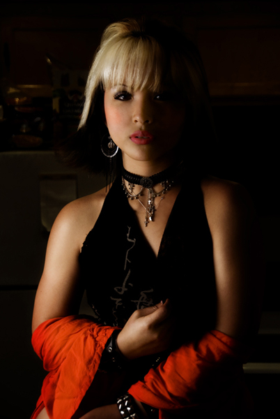 Female model photo shoot of Yeni Lianty in Kitchen!