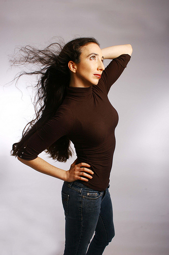 Female model photo shoot of Tinyballerinamodel by Chandra Jordan
