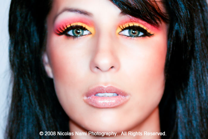 Female model photo shoot of NazNaz by Nicolas Nami, makeup by jaeFACE