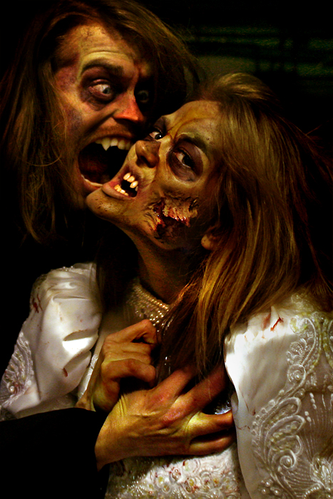 Male and Female model photo shoot of Joe Gall Photography, REK and ChanningPierce in Hell.