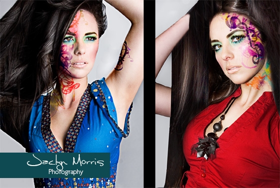Female model photo shoot of Cutthroat Cosmetics