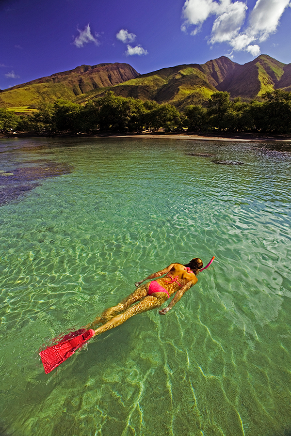 Female model photo shoot of Sylvia_W by David Olsen in Maui