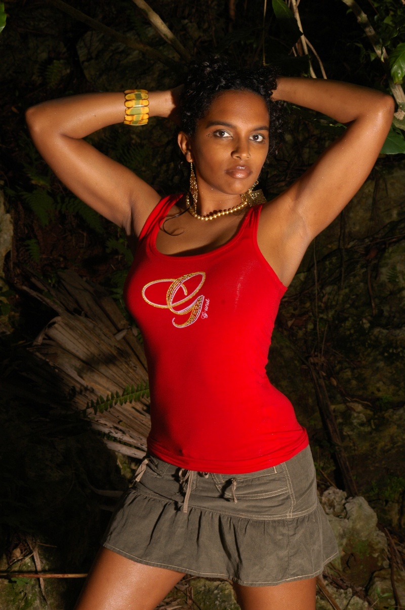 Female model photo shoot of Naiyah Skai by Tekoaphoto in Tom Moore's Jungle, Bermuda