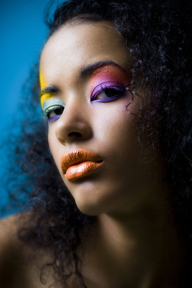 Female model photo shoot of Ayesha Jones, makeup by Kara Samantha