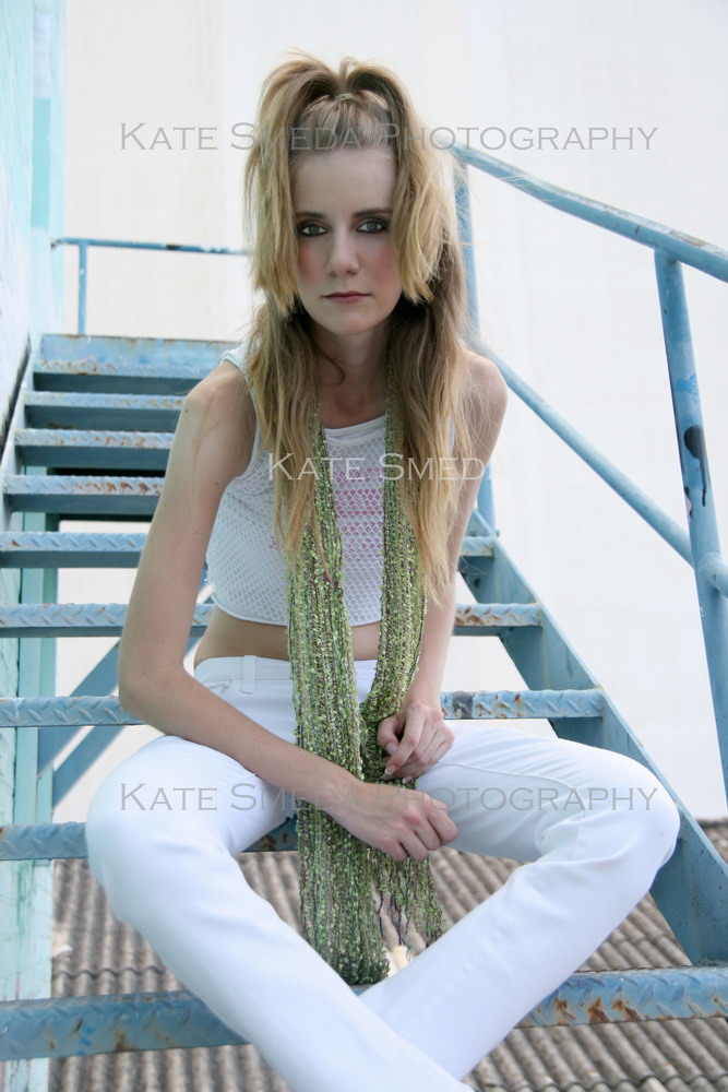 Female model photo shoot of Sammy T-W in Chris Hazzard Studios
