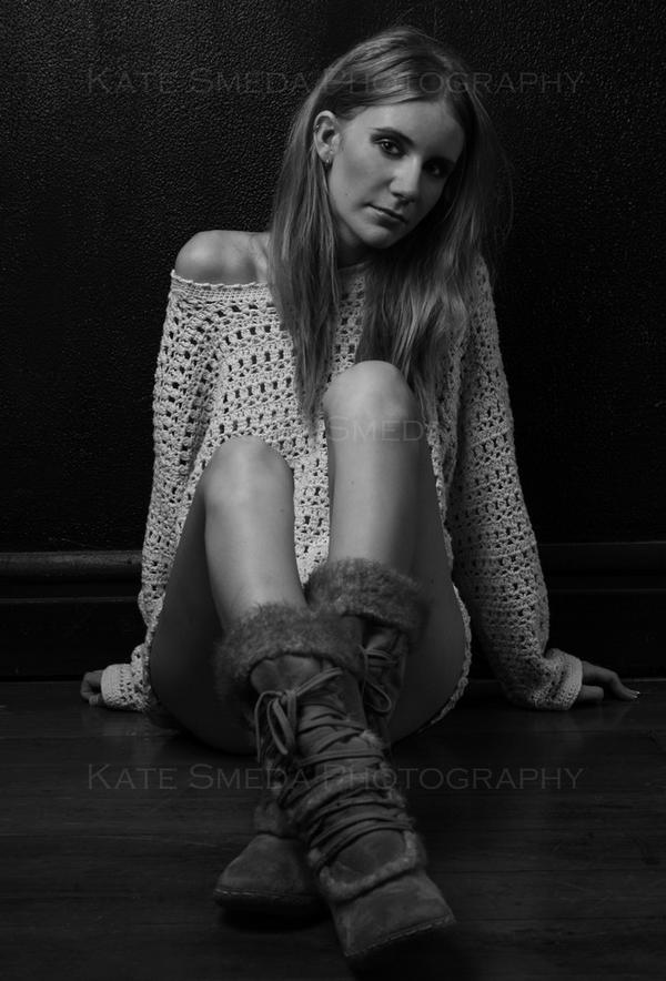 Female model photo shoot of Sammy T-W in Chris Hazzard Studios