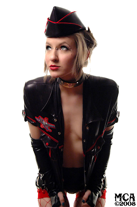 Female model photo shoot of Megan C Dodge in Murder City Angels Studio Vancouver BC