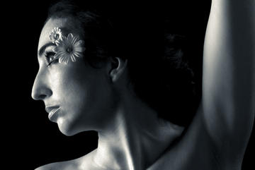 Female model photo shoot of Tinyballerinamodel by Carson Herrick in Model Meetup Shootout, makeup by TLa the MUA