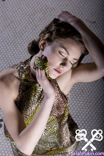 Female model photo shoot of Sarah Pukin , makeup by TREVER JAMES MCWILSON