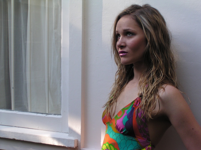 Female model photo shoot of Mila Phoenix in Bondi Apartment