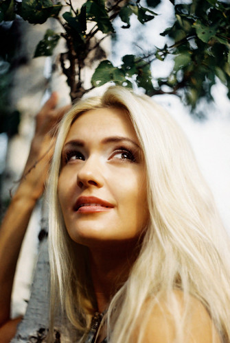Female model photo shoot of Kristinochka
