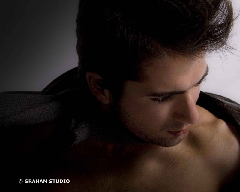 Male model photo shoot of Graham Studio and EpicSilver in Chicago