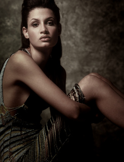 Female model photo shoot of EmilyCorina, makeup by Vincent DaMon