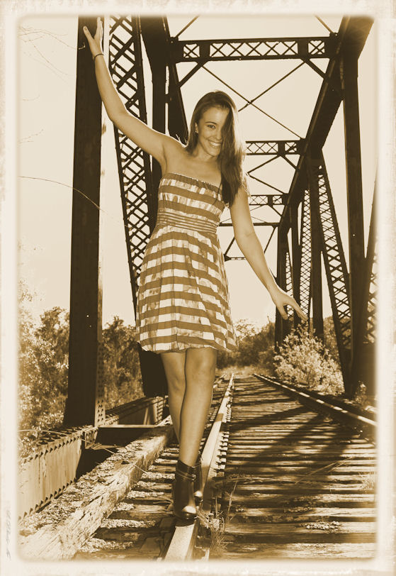 Male model photo shoot of Scott Ray in Ye ole train bridge