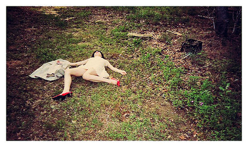 Female model photo shoot of kayla dee in My yard, Floresville, Tx