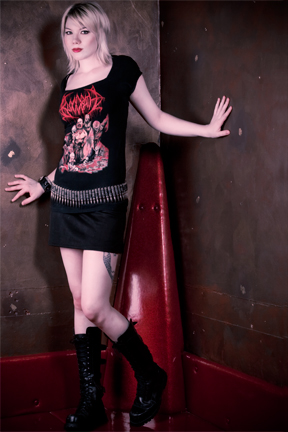 Female model photo shoot of Metal Melissa by Joel Schlauer