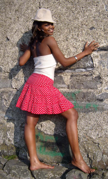 Female model photo shoot of Ms Chocolate Borgia  in Balbriggan