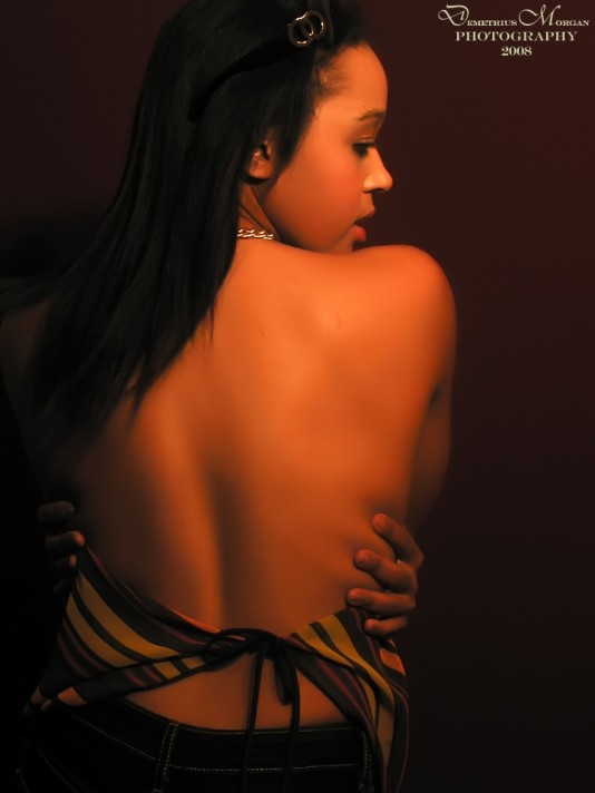 Female model photo shoot of EbonyHoney by Demetrius Morgan Photos