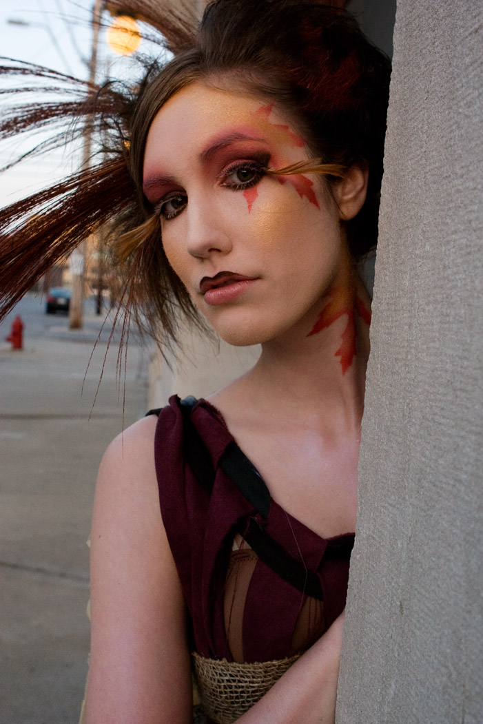 Female model photo shoot of SarahSN, hair styled by CuttingJames