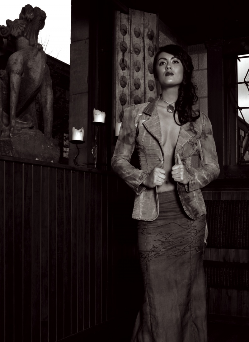 Female model photo shoot of Marla Watts in Fado Irish Pub
