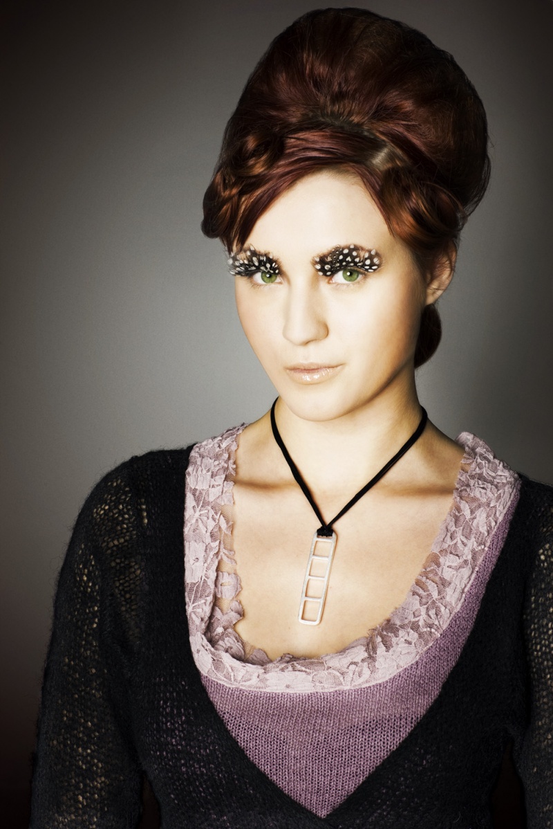 Female model photo shoot of Dasha Strilyana by Maciej, clothing designed by Beata Dirycz