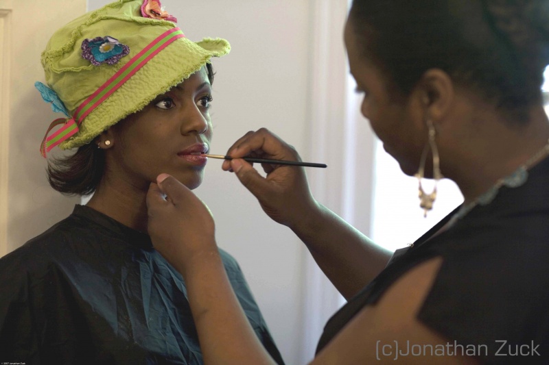 Female model photo shoot of LaRaunce MUA in Washington, DC, hair styled by Charlene Brown, makeup by LaRaunce MUA