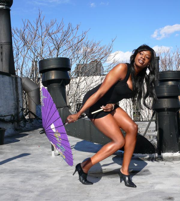 Female model photo shoot of Sweetz487 in Ben's Rooftop lol