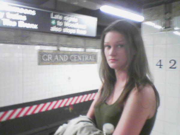 Female model photo shoot of Kathryn Barber in Grand Central, New York City